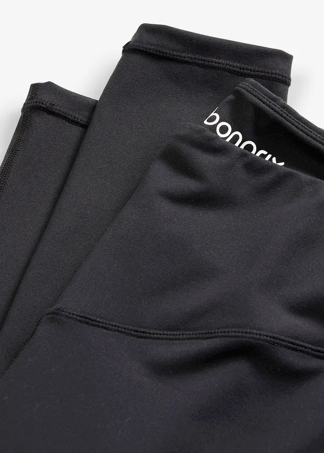 Legging de sport sculptant toucher coton • gris-noir • product-page.page-title-suffix