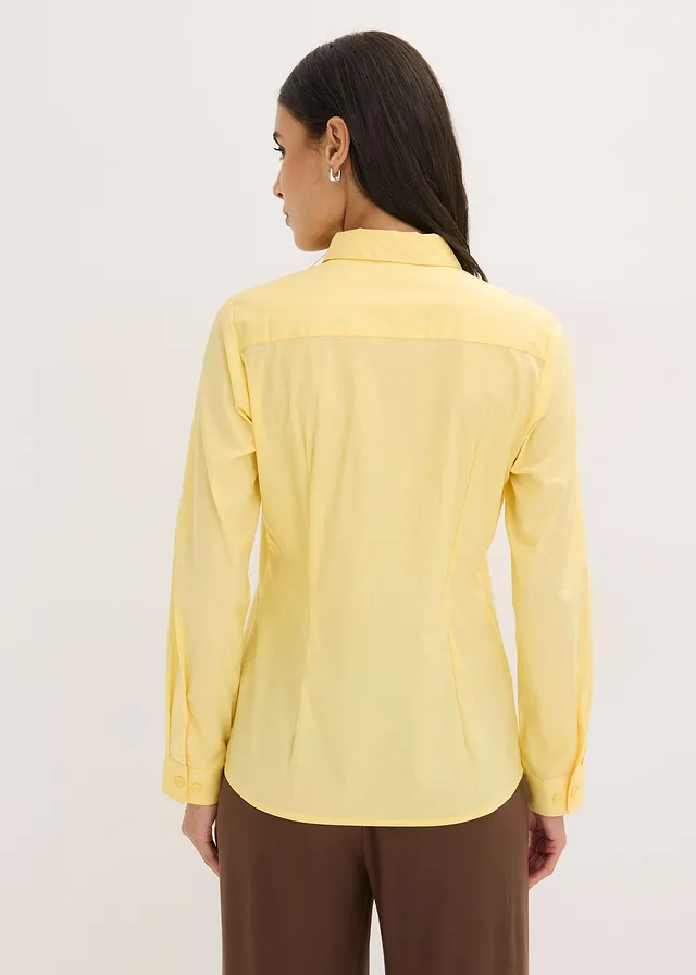 Overhemdblouse • lichtgeel • product-page.page-title-suffix