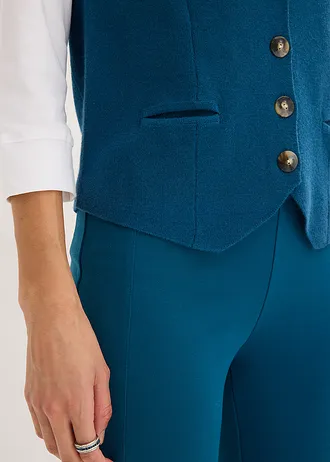 Vestă tricotată • albastru-petrol • magazin bonprix