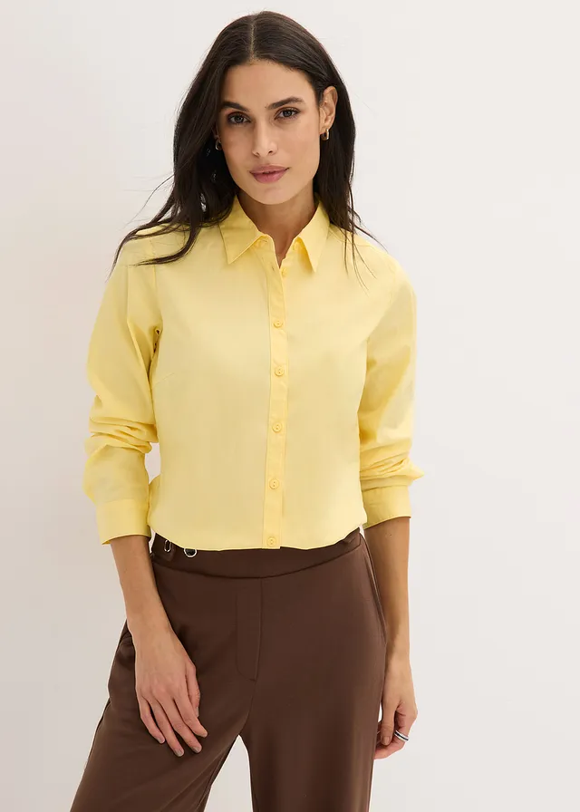 Overhemdblouse • lichtgeel • product-page.page-title-suffix