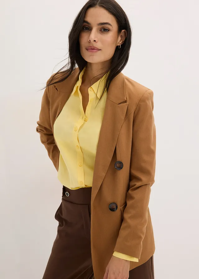 Overhemdblouse • lichtgeel • product-page.page-title-suffix