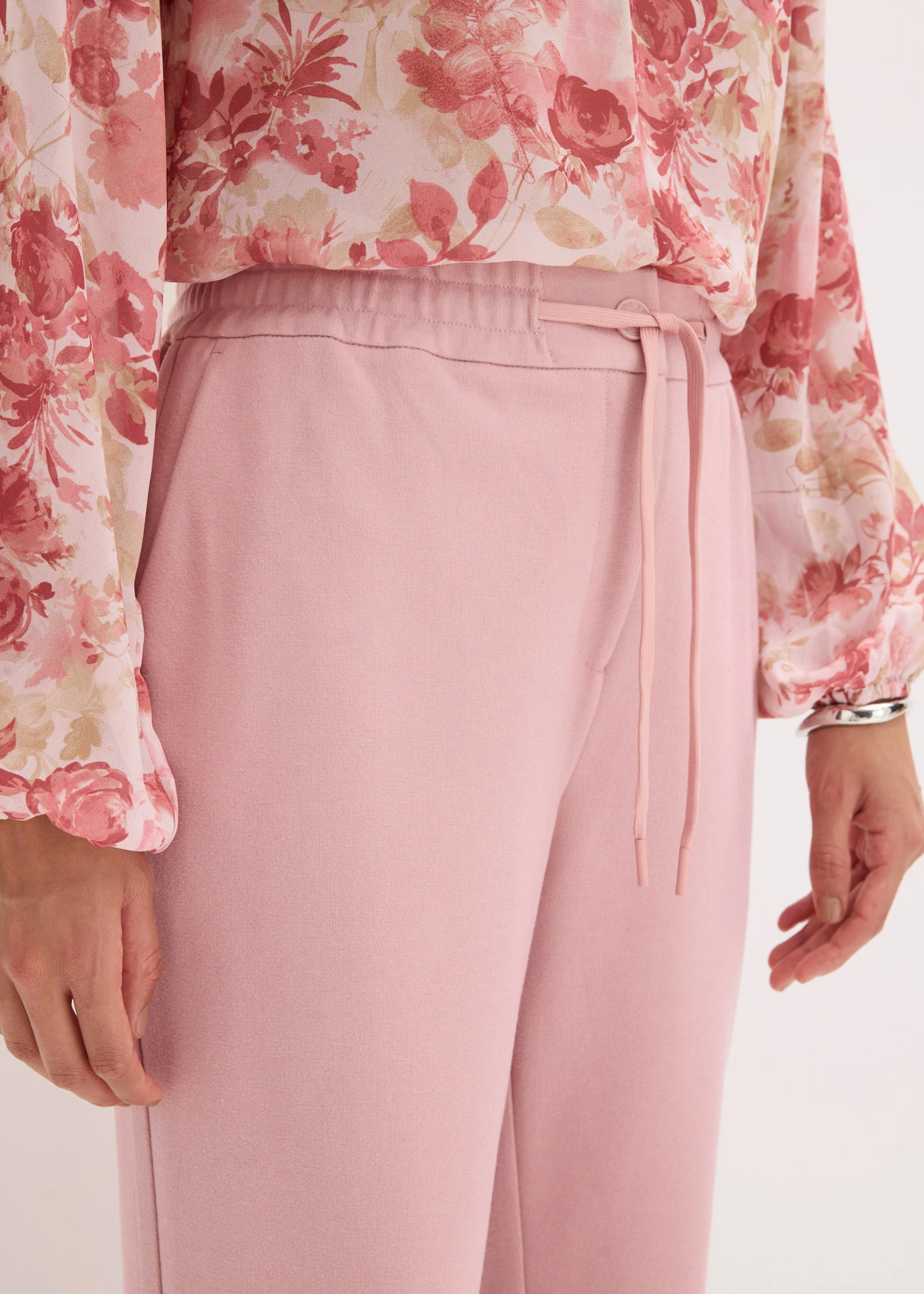 Pantalon extensible et élégant • orchidée fumé chiné • Boutique bonprix