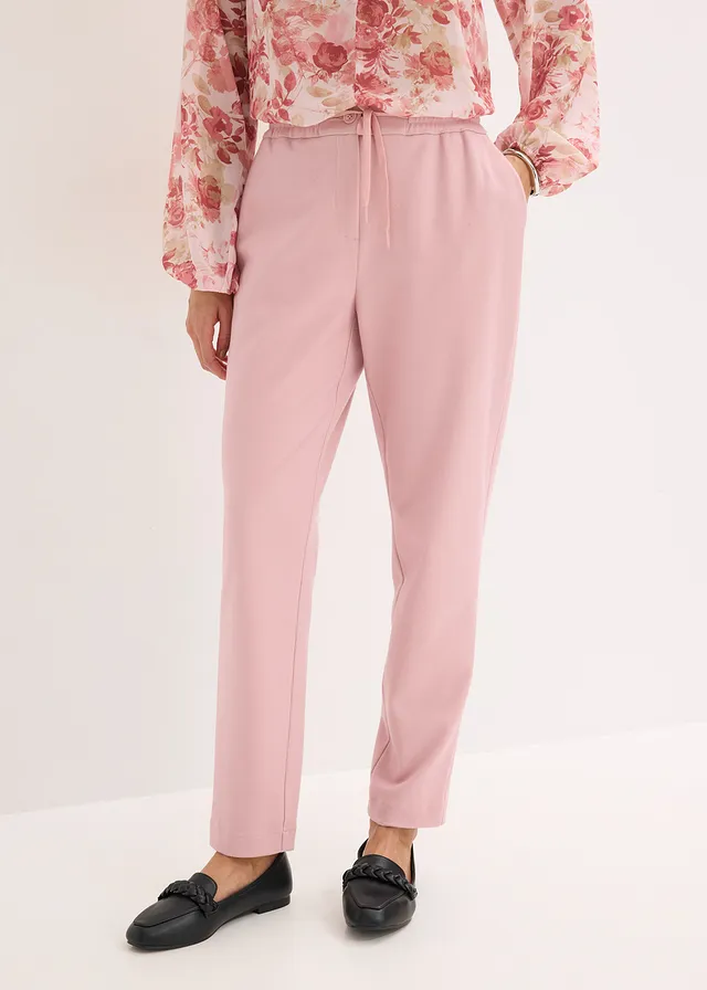 Elegante stretch broek • rookorchidee gemêleerd • product-page.page-title-suffix