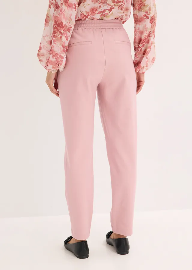Elegante stretch broek • rookorchidee gemêleerd • product-page.page-title-suffix
