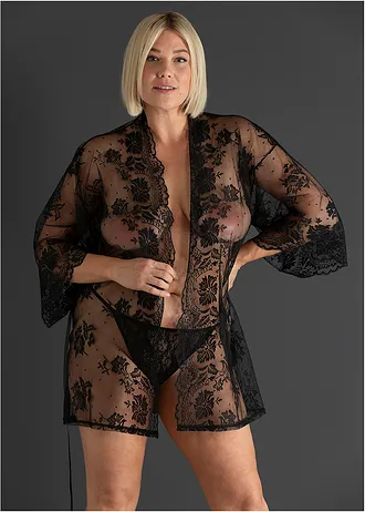 Kimono, Kleur: zwart