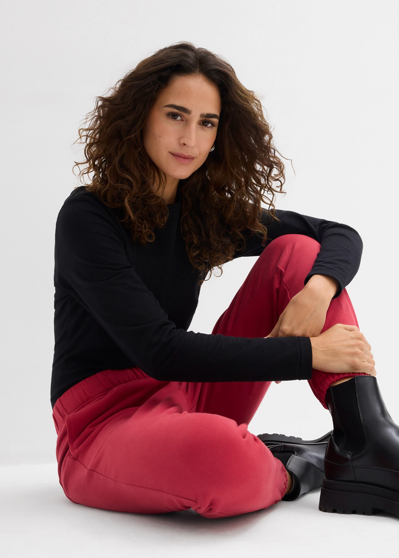 Body s dlhým rukávom (2 ks) • čierna-biela • obchod bonprix