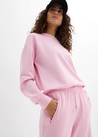 Pantaloni de jogging din material scuba moale • roz cristal • magazin bonprix