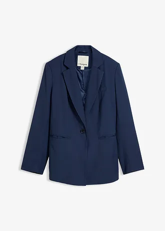 Blazer met verlengde split aan de achterkant