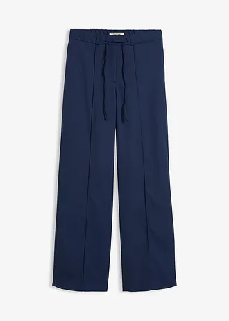 Rechte broek met comfortband • donkerblauw • bonprix online shop