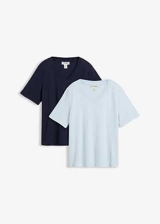 Tričko Heavy Jersey, z čistej bio bavlny (2 ks)