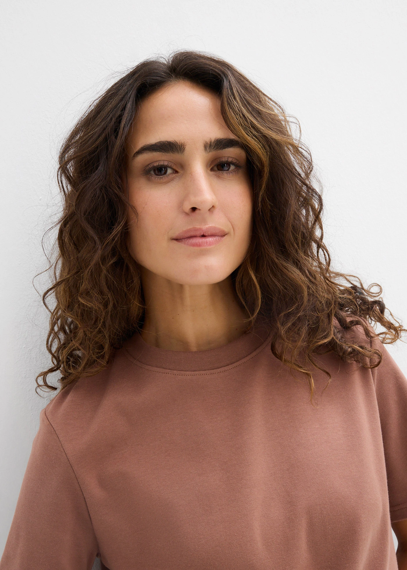 Bluză tricot • maro-castaniu-negru • magazin bonprix