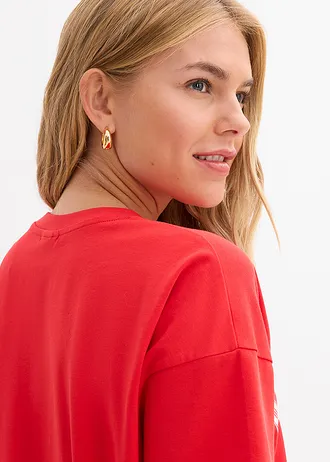 Tričko Oversize • jahodová potlačená • obchod bonprix