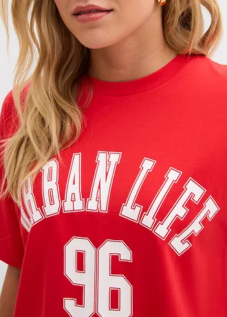 T-shirt oversize • fraise imprimé • Boutique bonprix