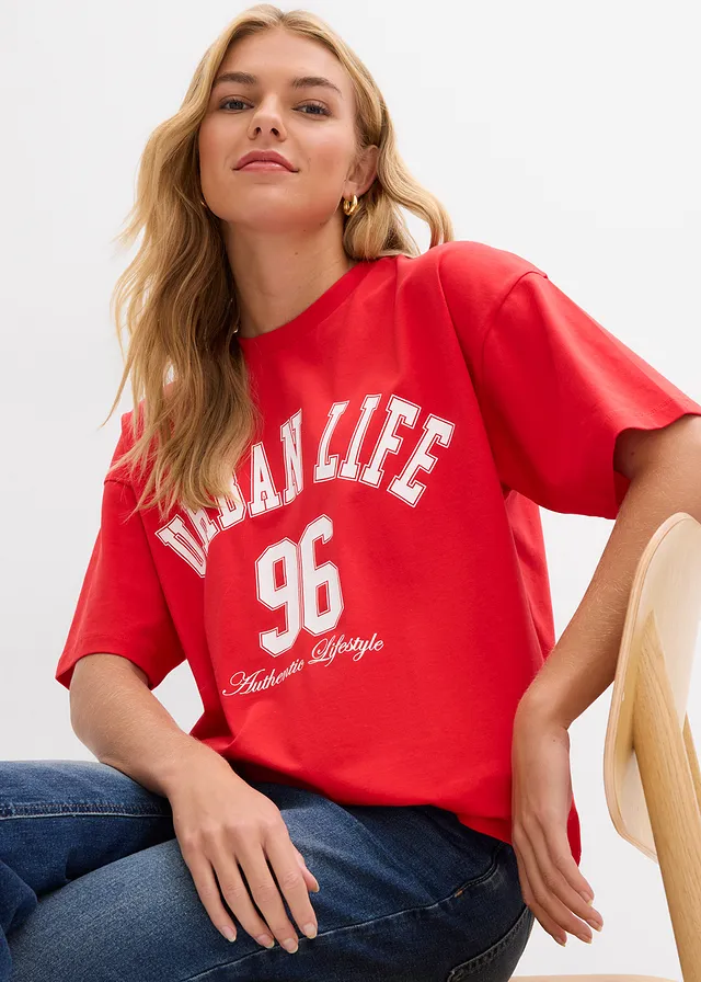 T-shirt oversize • fraise imprimé • product-page.page-title-suffix