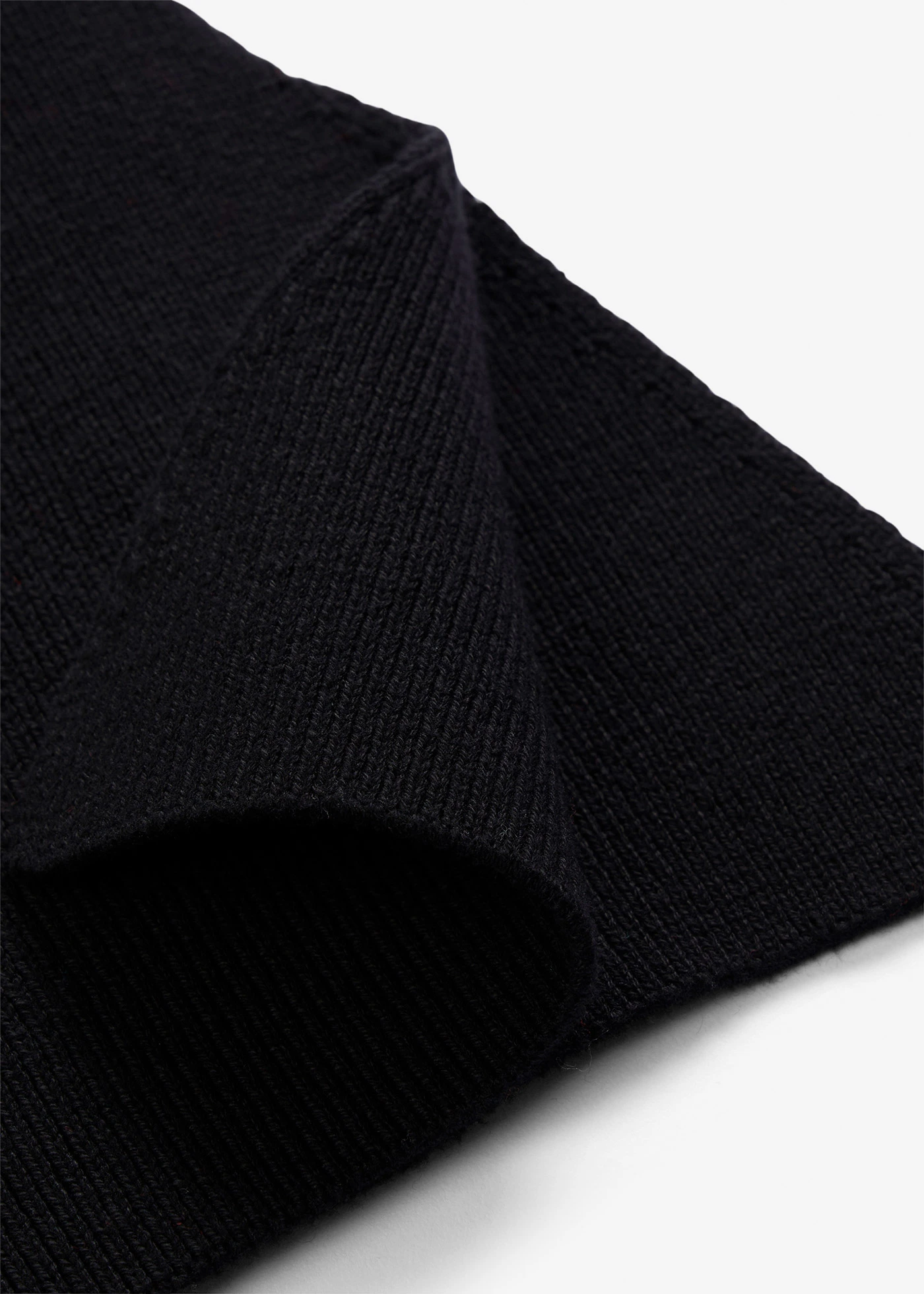 Gebreid vest in een katoenmix • zwart • bonprix online shop