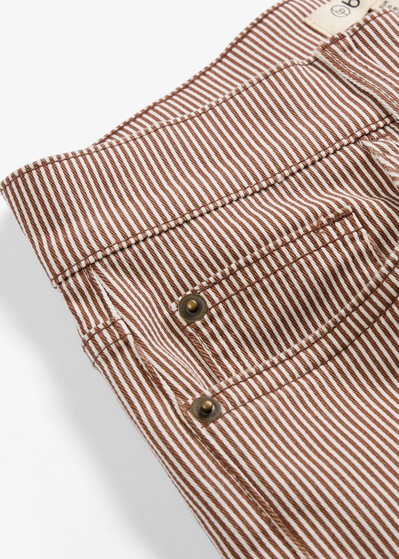 Pantalon ballon à rayures • marron-écru rayé • Boutique bonprix