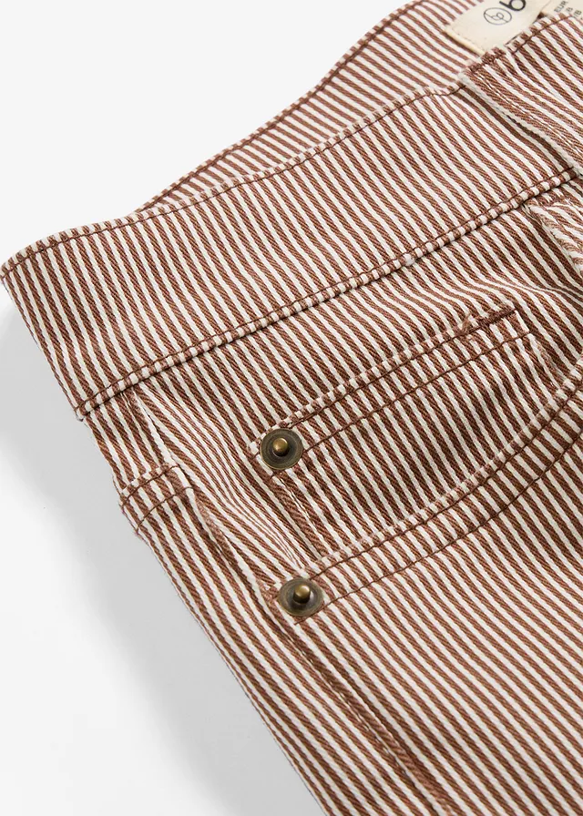 Pantalon ballon à rayures • marron-écru rayé • product-page.page-title-suffix