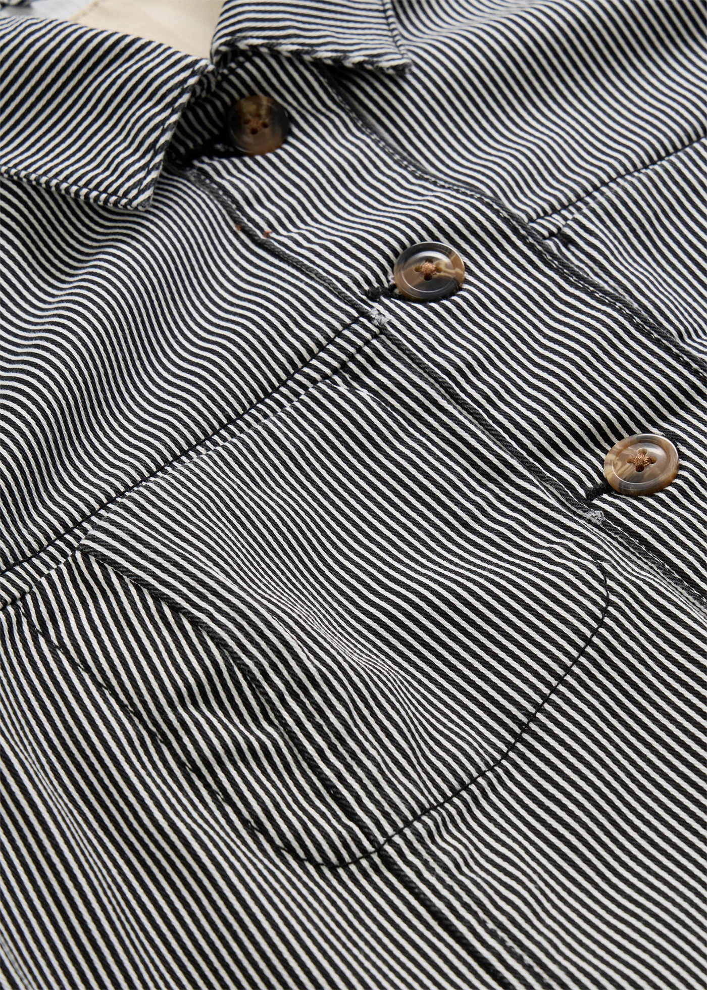 Veste mi-saison • noir rayé • Boutique bonprix