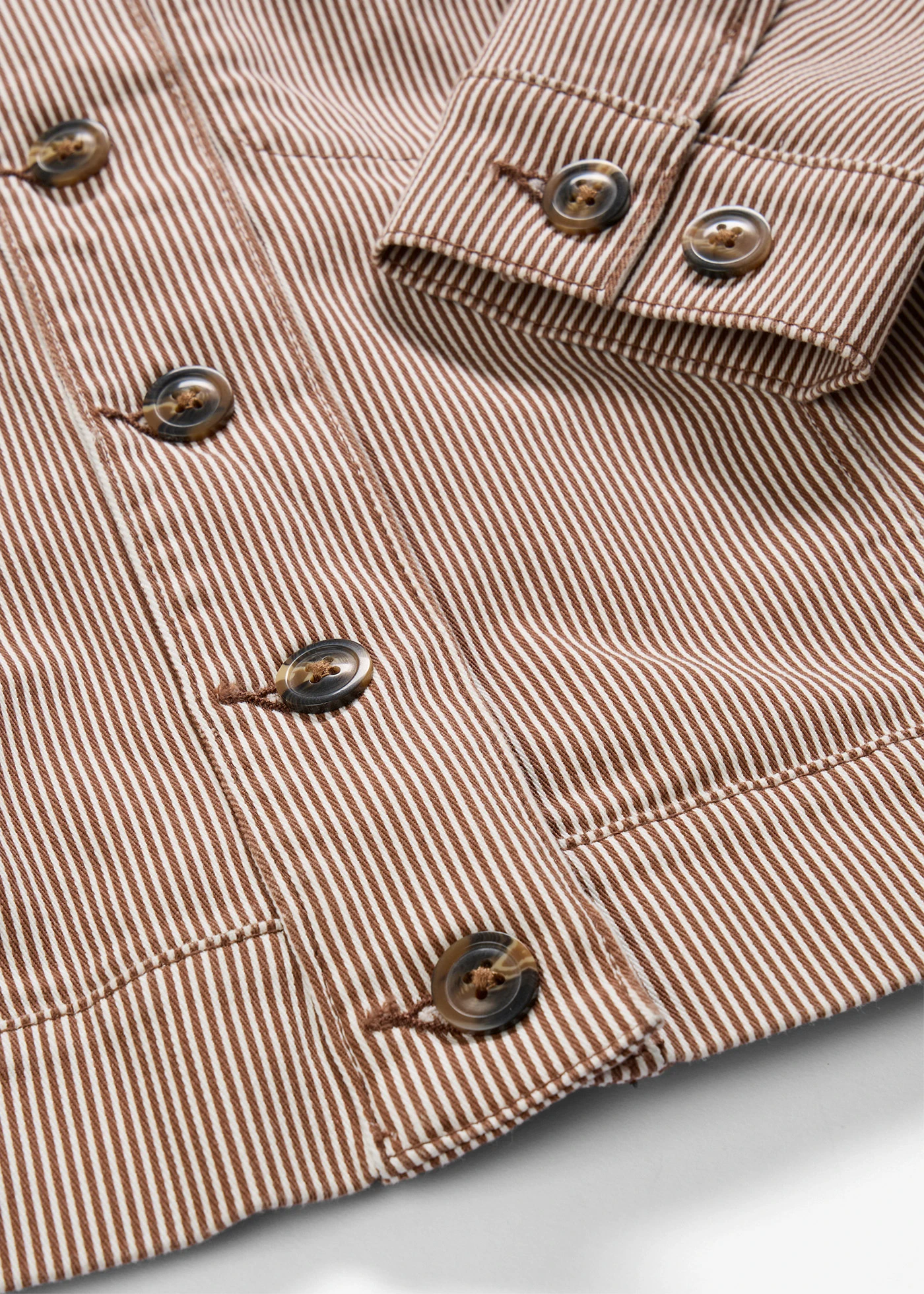 Tussenjas • kastanjebruin gestreept • bonprix online shop