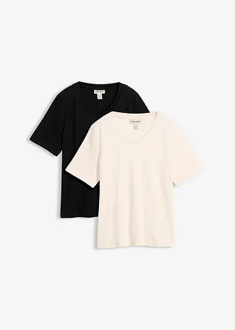 Tričko Heavy Jersey, z čistej bio bavlny (2 ks)