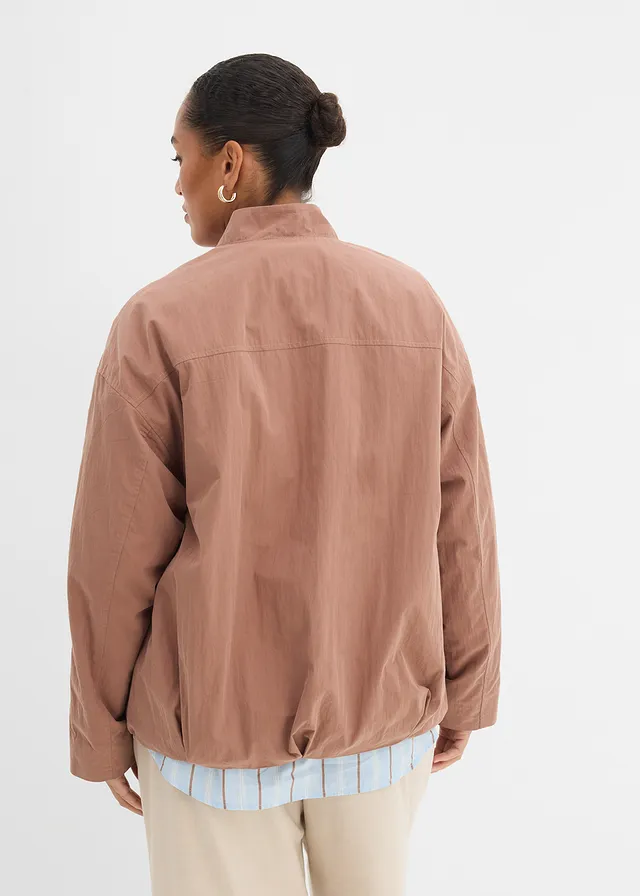 Blouson doux, Couleur: marron