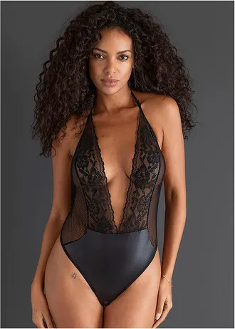 Stringbody ouvert • zwart • bonprix online shop