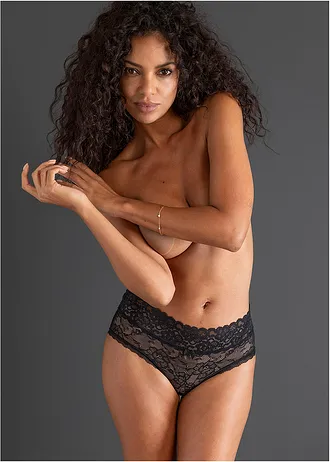 Vysoké kalhotky ouvert • černá • bonprix obchod