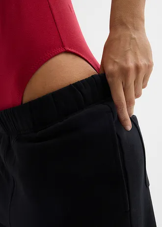 Body cu mâneci lungi (set/2 buc.) • albastru-petrol-roșu-cireașă • magazin bonprix