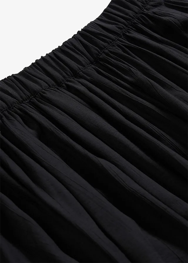 Maxirok van soepele viscosemix • zwart • product-page.page-title-suffix