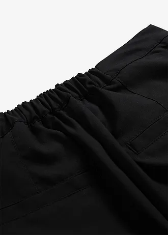 Pantaloni cu pense și talie comodă • negru • magazin bonprix
