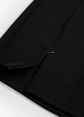 Jersey jurk van comfortabel Punto di Roma • zwart • bonprix online shop