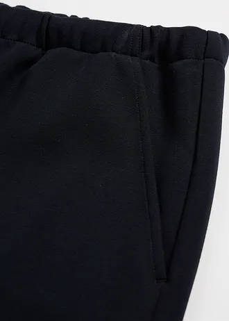 Midi sukňa z jemného scuba materiálu • čierna • obchod bonprix