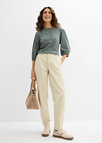 T-shirt 100% coton • vert eucalyptus • Boutique bonprix