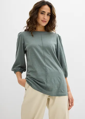T-shirt 100% coton • vert eucalyptus • Boutique bonprix