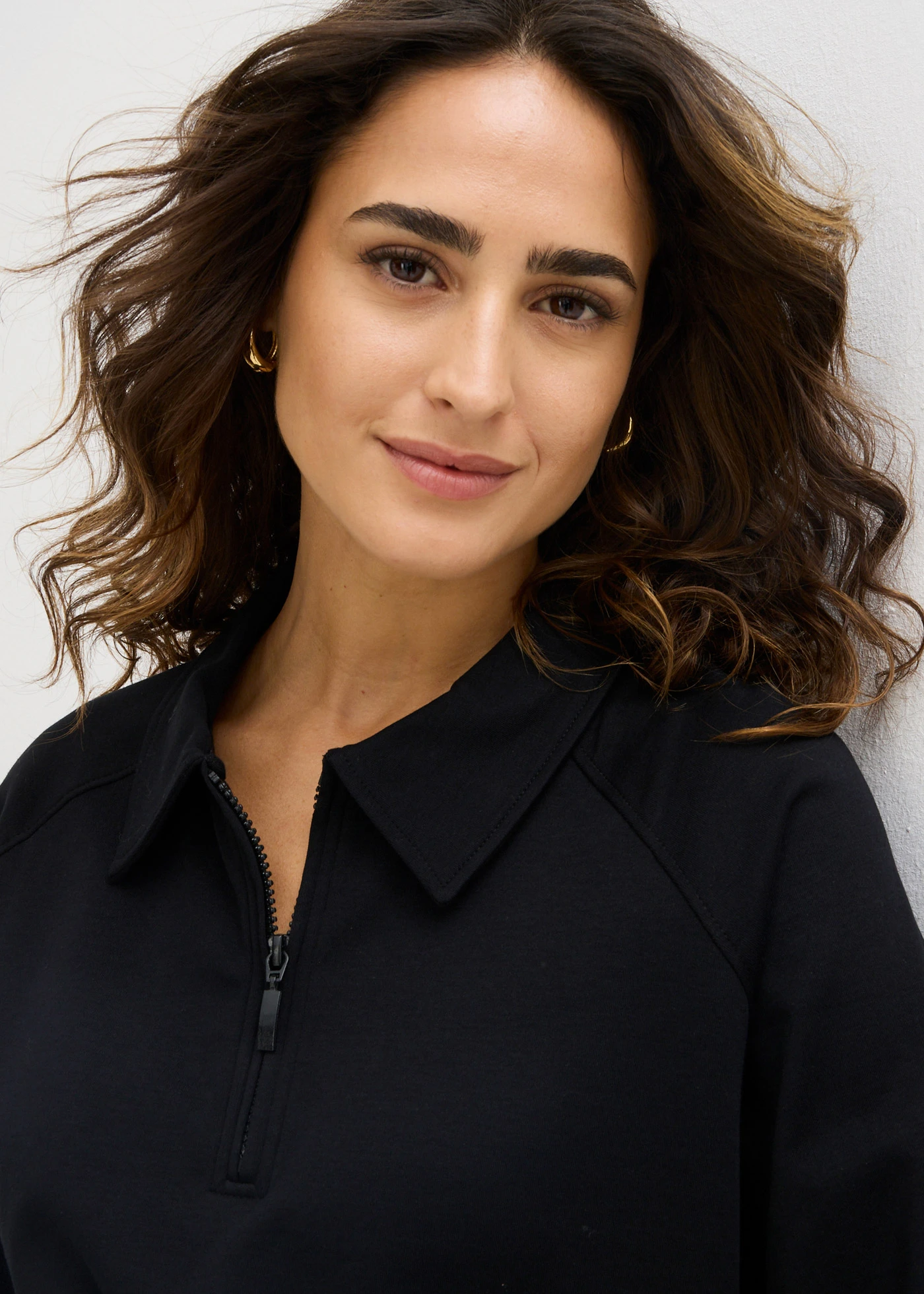 Úpletová halenka • černá • bonprix obchod