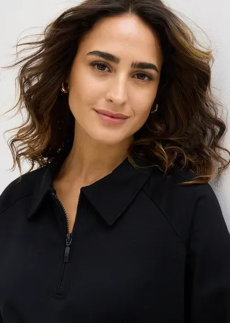 Úpletová blúzka • čierna • obchod bonprix