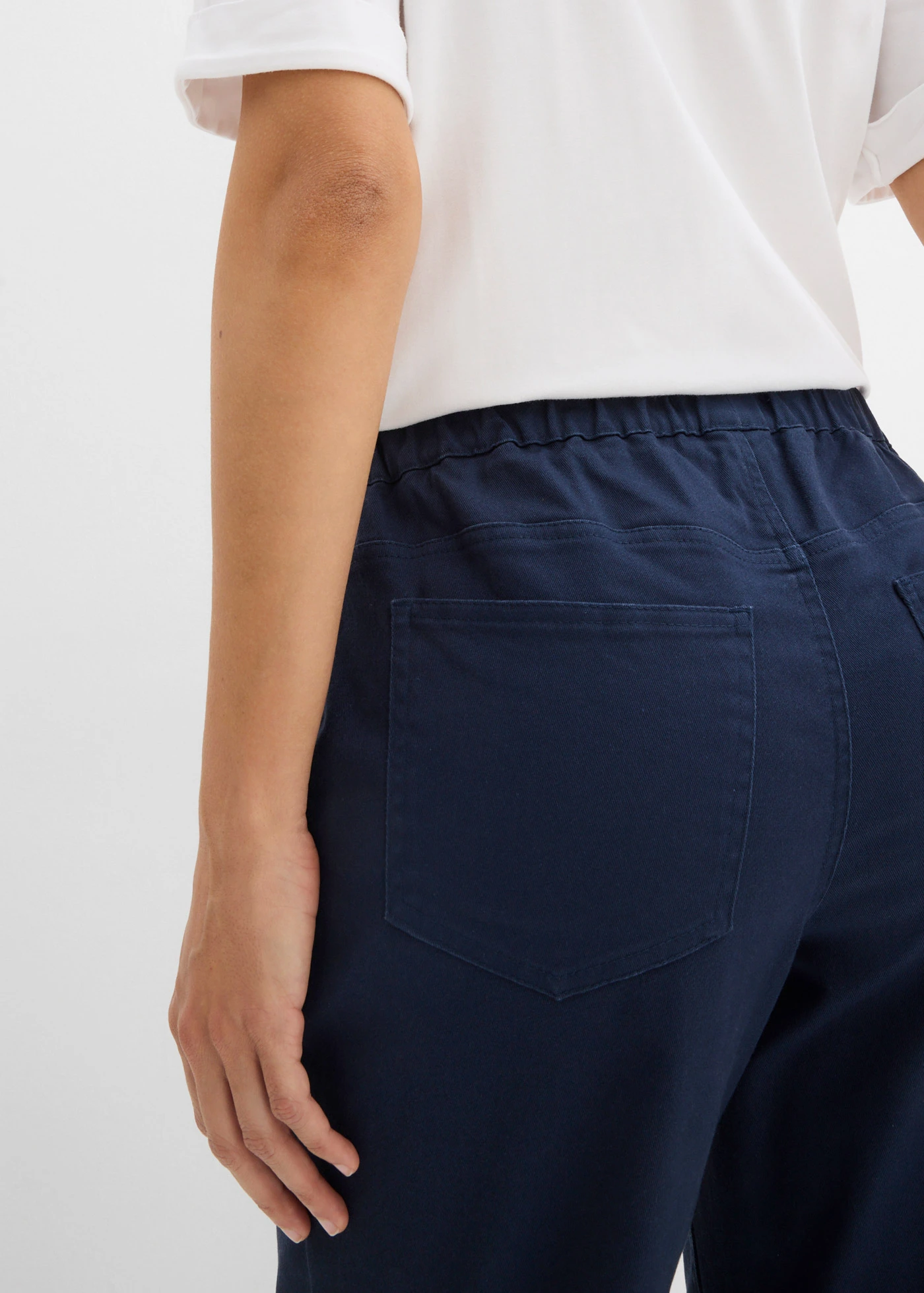 Pantaloni din twill • bleumarin • magazin bonprix