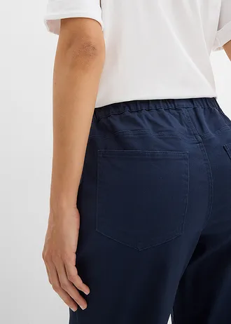 Pantaloni din twill • bleumarin • magazin bonprix