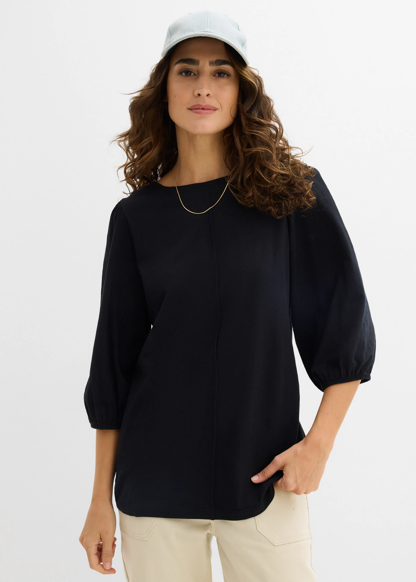 T-shirt 100% coton • noir • Boutique bonprix