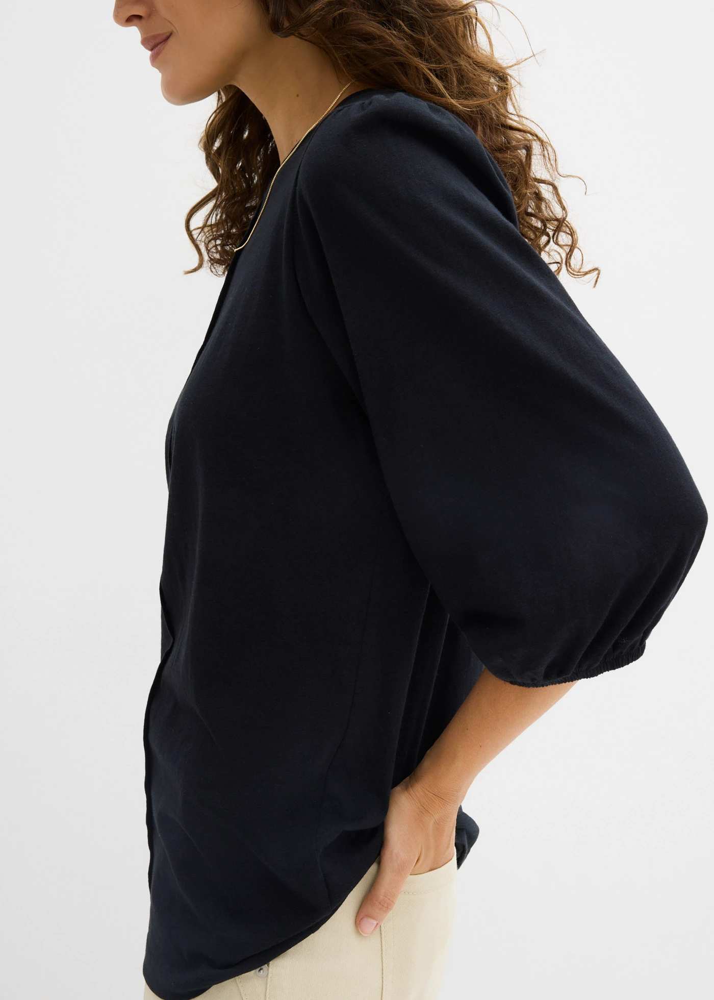 T-shirt 100% coton • noir • Boutique bonprix