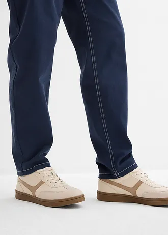 Pantaloni din twill în stil barrel • bleumarin • magazin bonprix