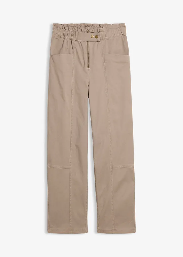 Pantaloni cargo din twill