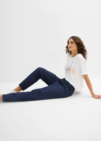 Twill broek • donkerblauw • bonprix online shop