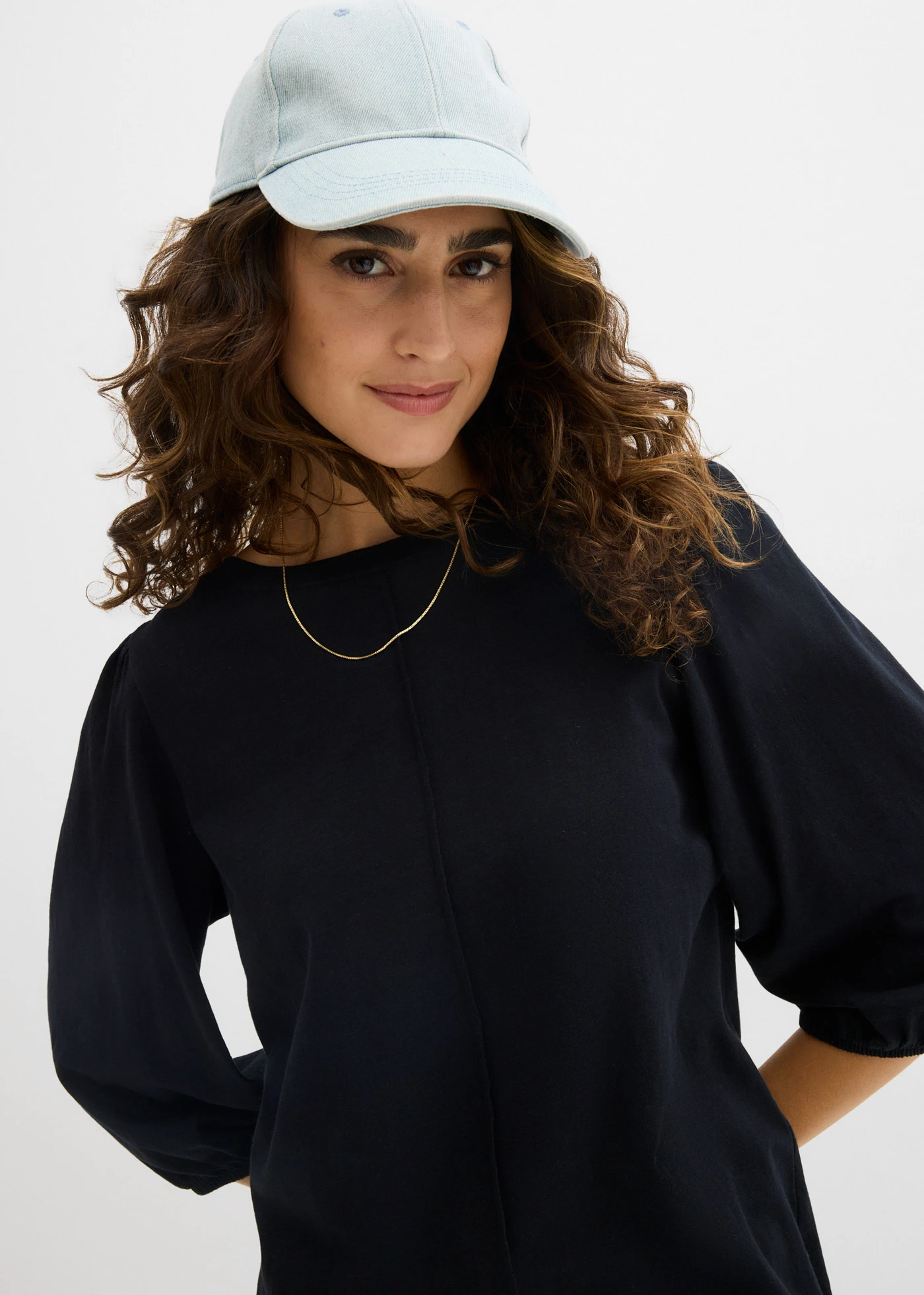 T-shirt 100% coton • noir • Boutique bonprix