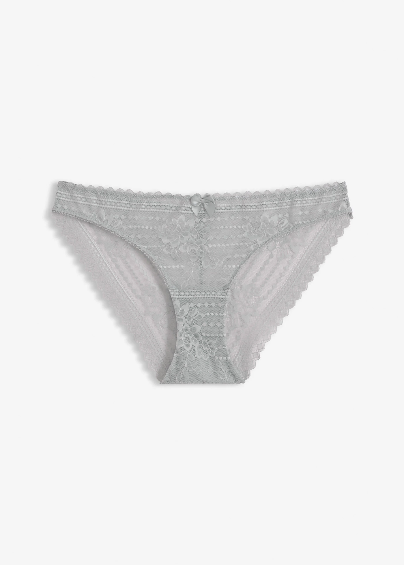 Slip en dentelle • gris/argenté • Boutique bonprix