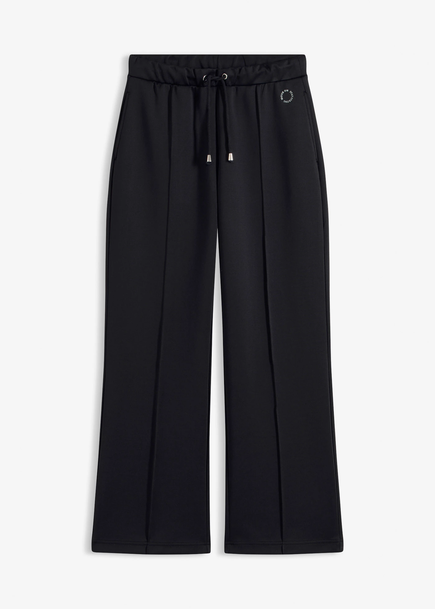 Pantaloni sport cu cusături decorative • negru • magazin bonprix