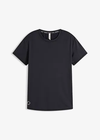 Sportowy T-shirt oversize o fakturze strukturalnej