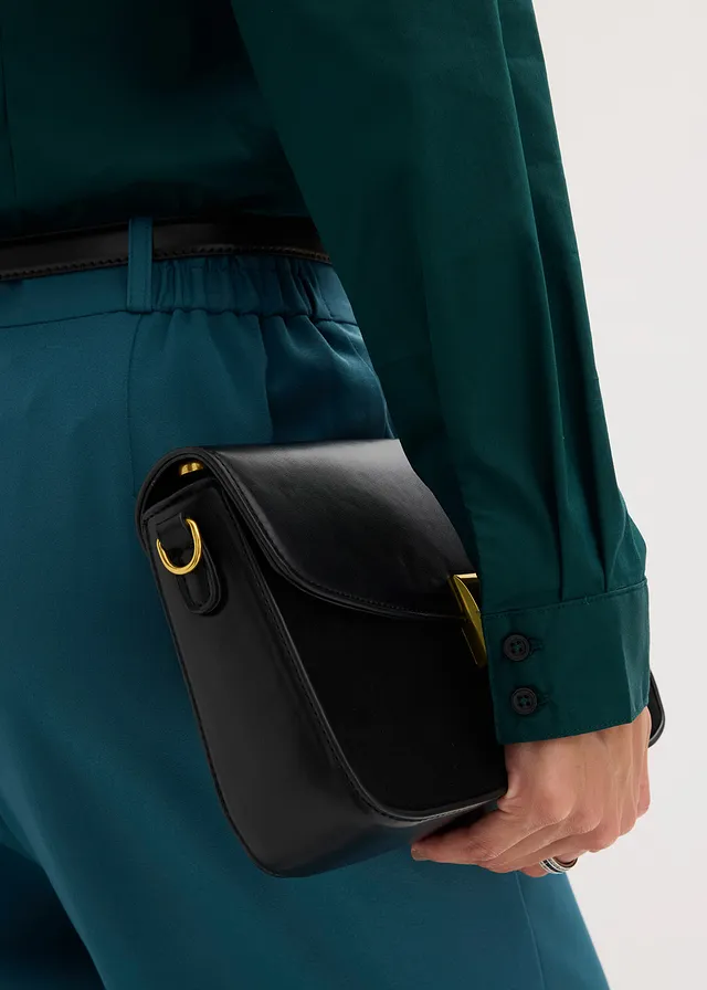 Strečová halenka • tmavě zelená • bonprix obchod