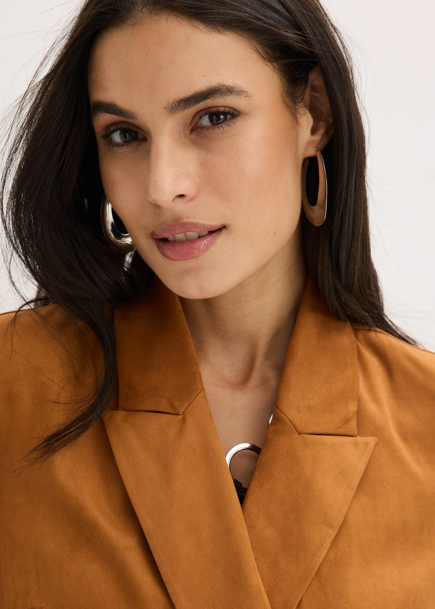 Blazer van imitatiesuède • cognacgoud • bonprix online shop