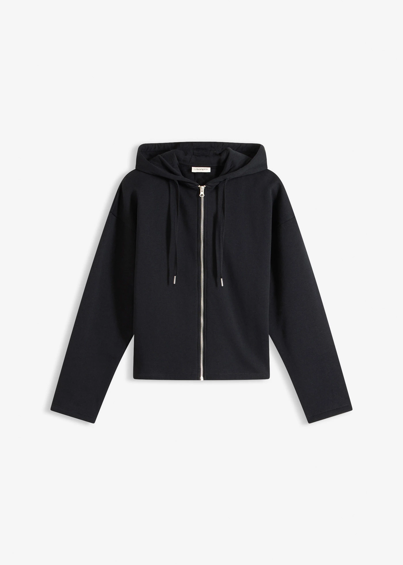 Jachetă casual cu bumbac organic 100% • negru • magazin bonprix